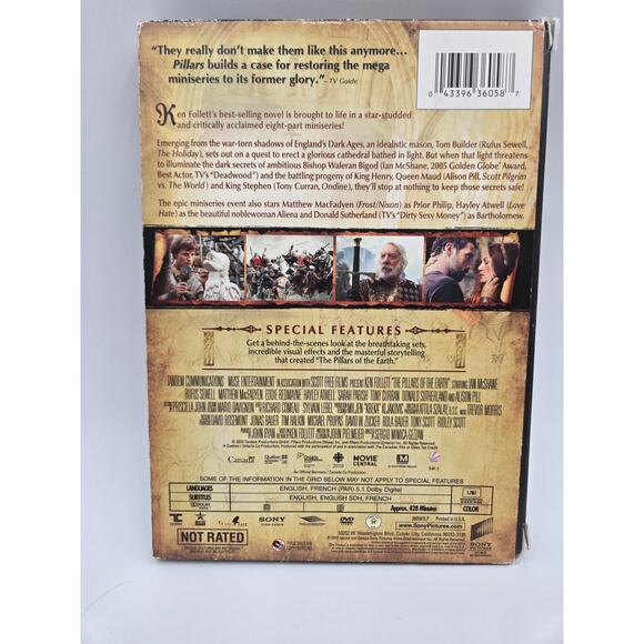Game of Thrones Season 1 + Pillars of the Earth + The Tudors Season 1 DVD Bundle - Picture 7 of 7